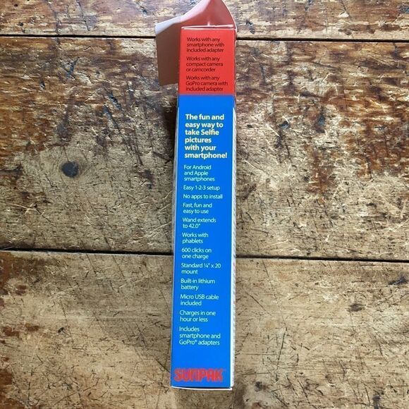 NWT Sunpak Bluetooth SelfieWand Kit 🤳 Wireless I Selfie Stick I Instagram Tool - Picture 3 of 5